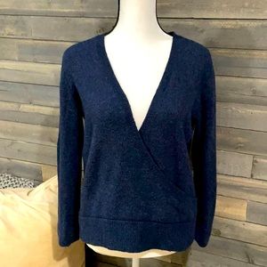 Madewell cross front sweater